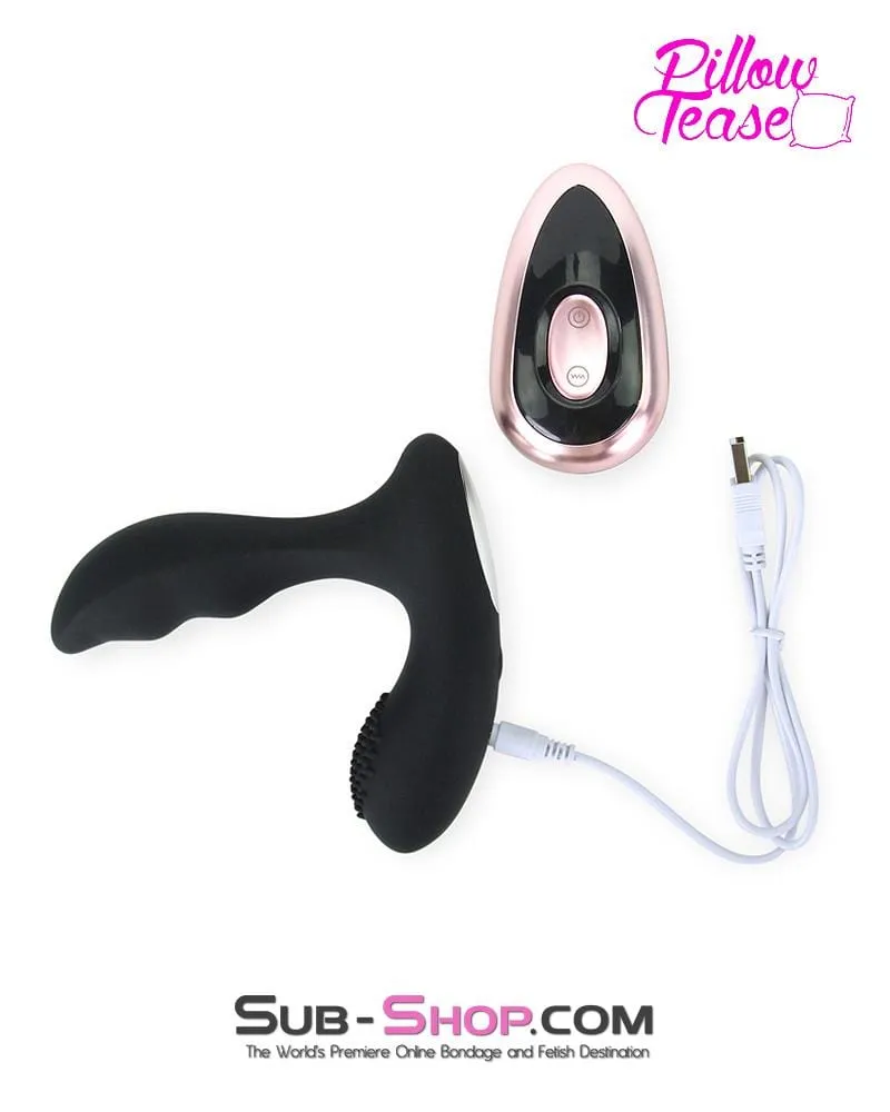 0651E      Rechargeable Waterproof Silicone Perineum and Prostate Anal Vibrator - MEGA Deal