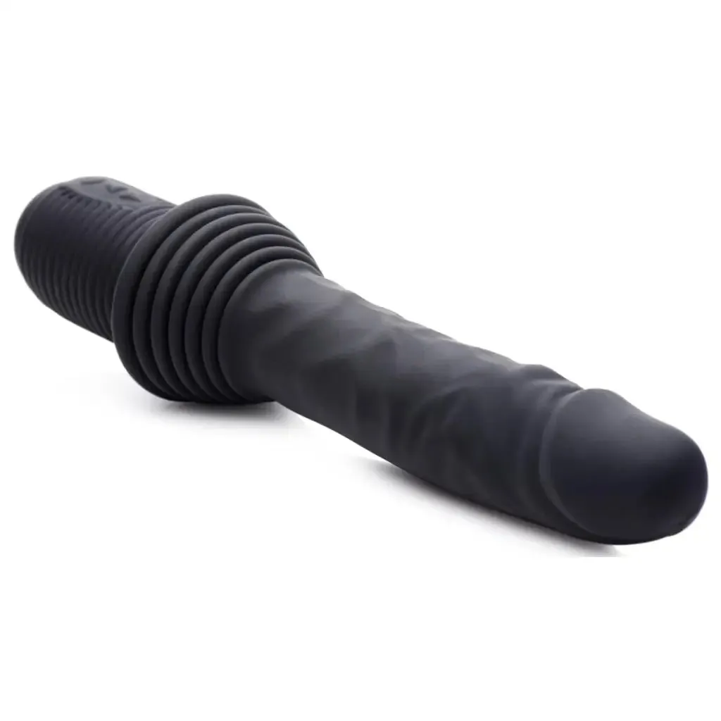 10x Silicone Vibrating And Thrusting Dildo