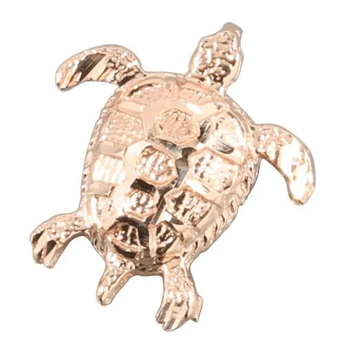 14K Pink Gold Honu (Hawaiian Turtle) Pendant (Chain Sold Separately)