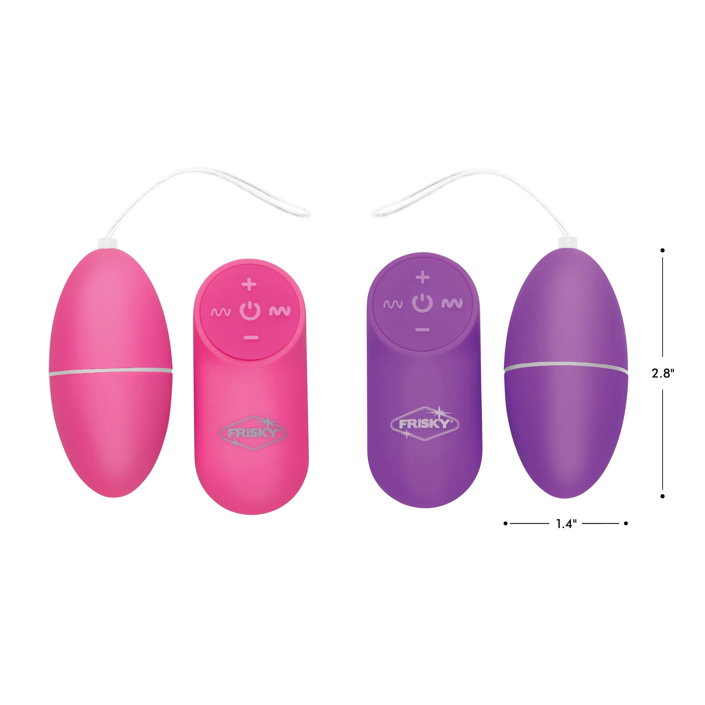 28X Scrambler Vibrating Egg w- Remote - Pink