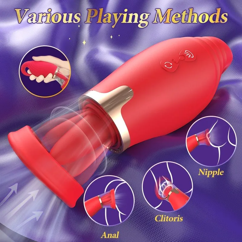 3 in 1 Sucking and Licking Clitoris Vibrator Stimulator with App Control