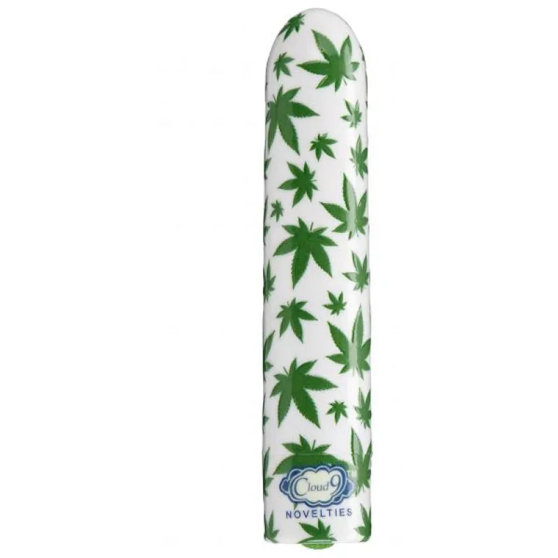 420 Slim Cannabis Leaf Vibe -  White/green