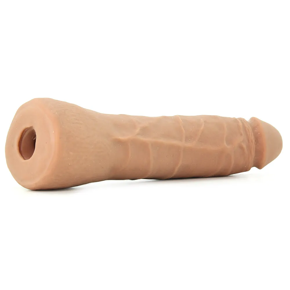 7 Inch Thin ULTRASKYN Vac-U-Lock Dildo in Brown