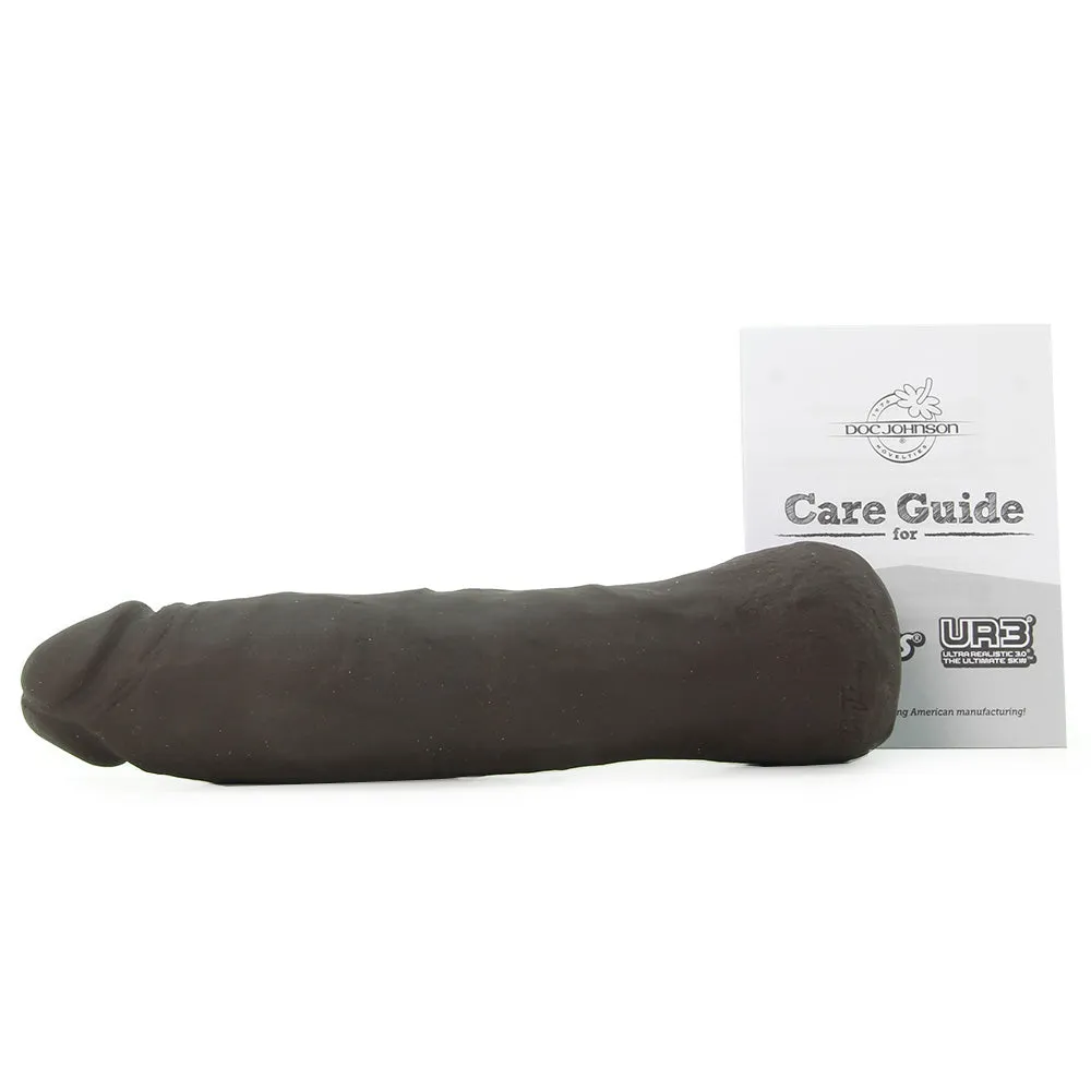 7 Inch Thin UR3 Vac-U-Lock Dildo in Chocolate