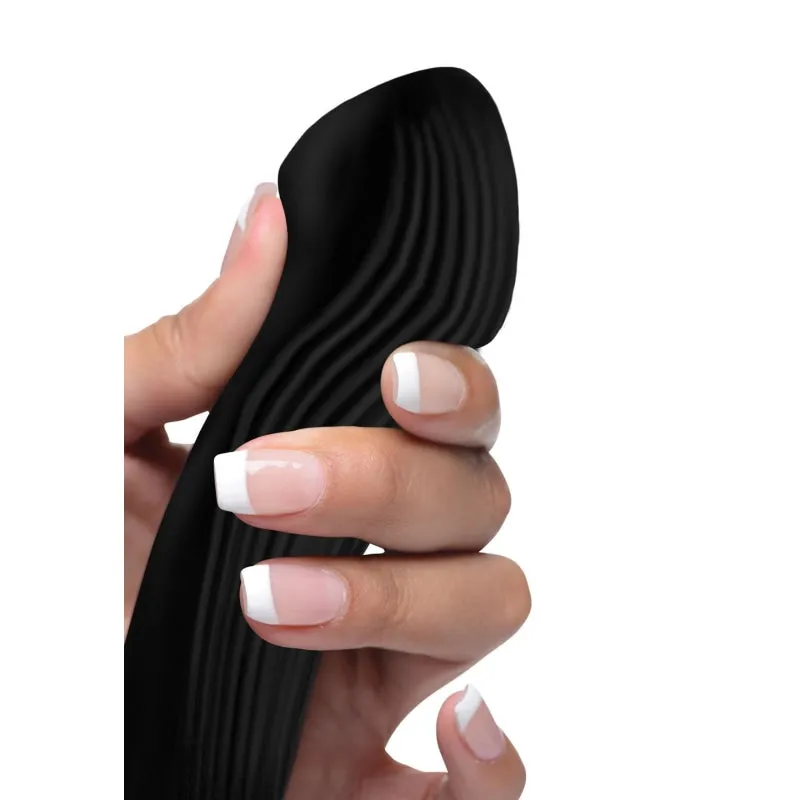 7x Bendable Silicone Vibrator - Black