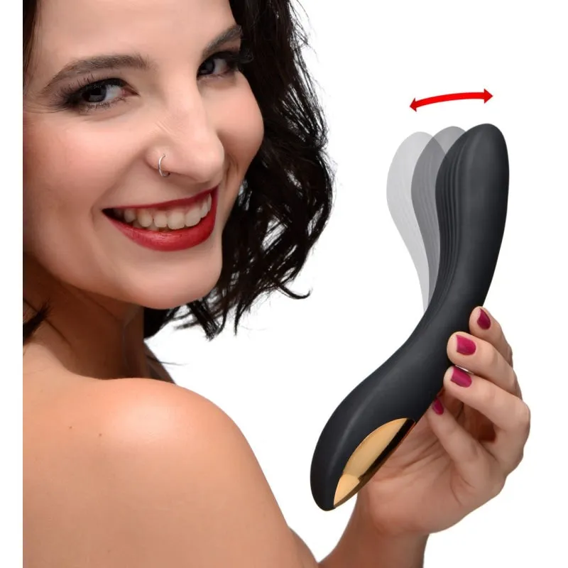 7x Bendable Silicone Vibrator - Black