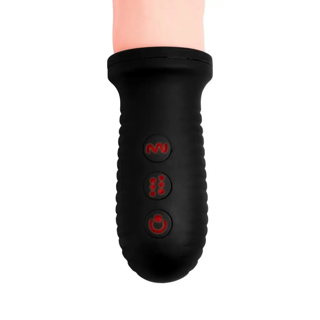 8x Auto Pounder Vibrating And Thrusting Dildo With Handle