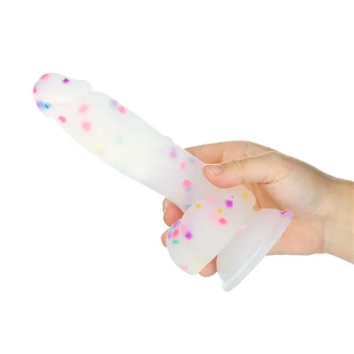 Addiction Confetti 7.5" Suction Cup Dildo