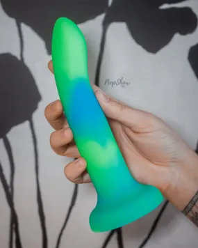 Addiction Rave - Glow-in-the-Dark, Bendable Silicone Dildo