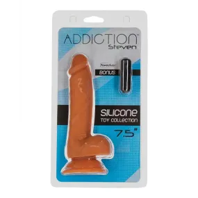 Addiction Steven 7.5" Dildo - Caramel