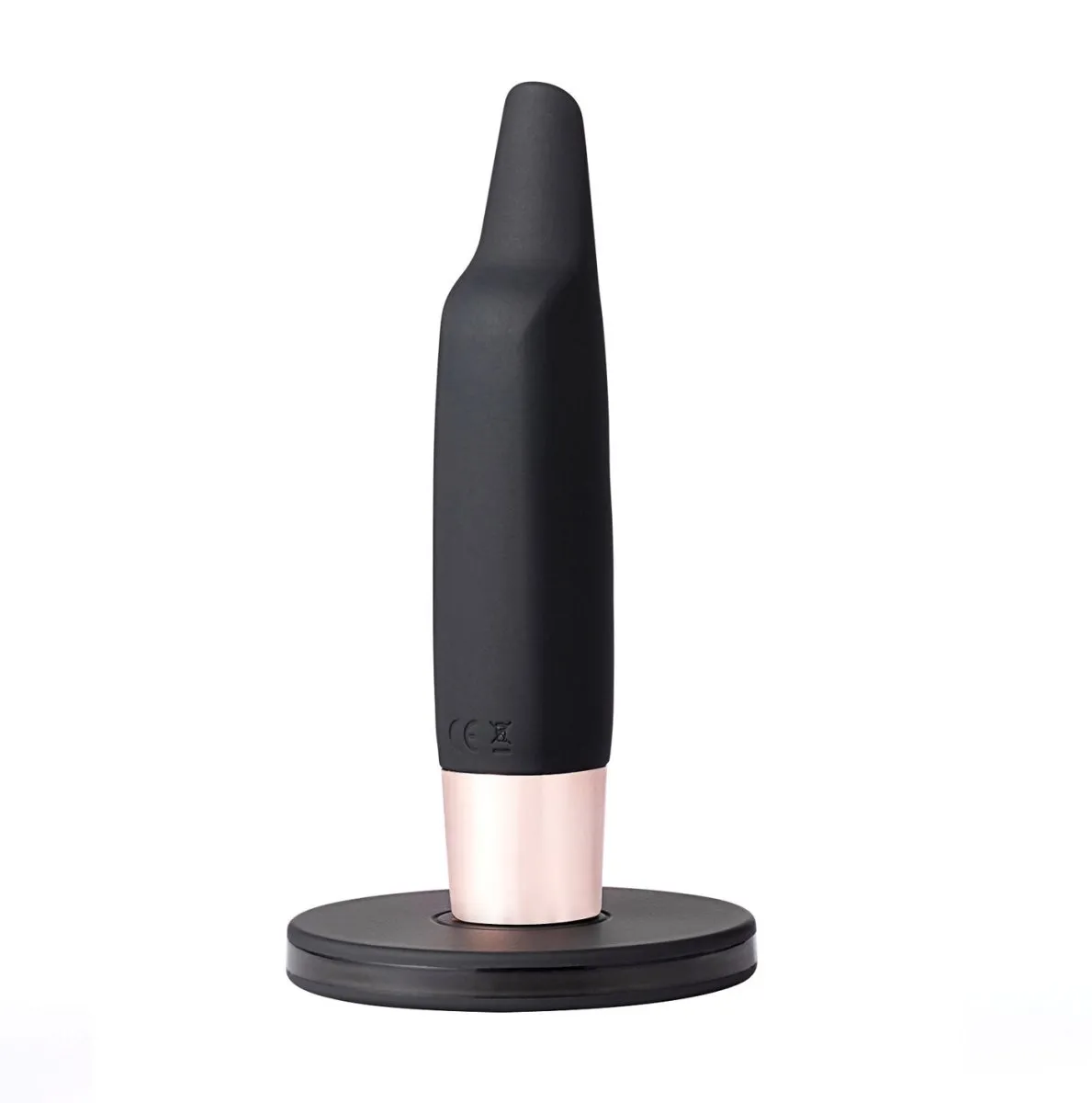 Aspen 15-Function Rechargeable Wireless Flickering Tip Vibrator - Black