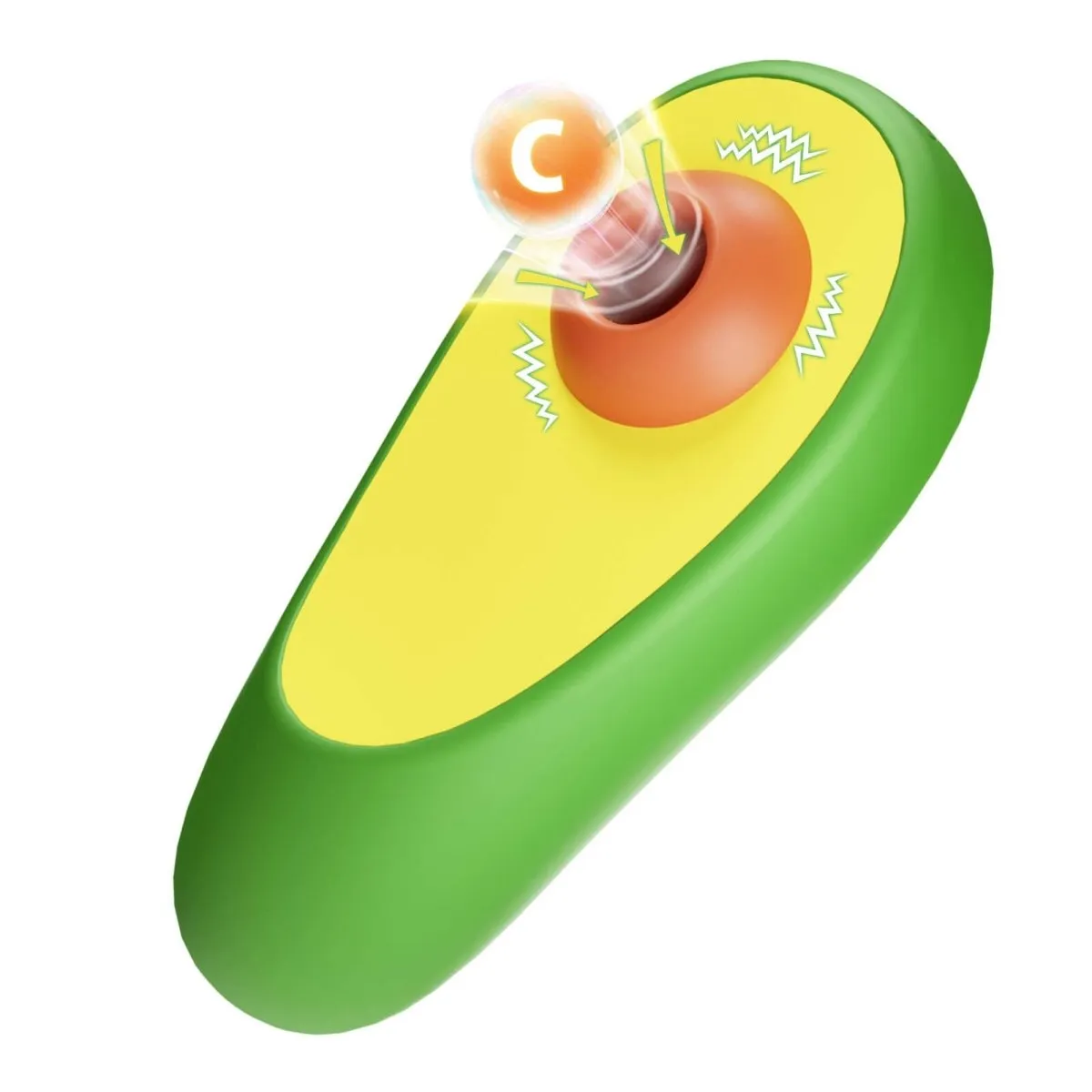 AVOCADO| 2 in 1 Tapping and Vibration Clitoris Stimulator