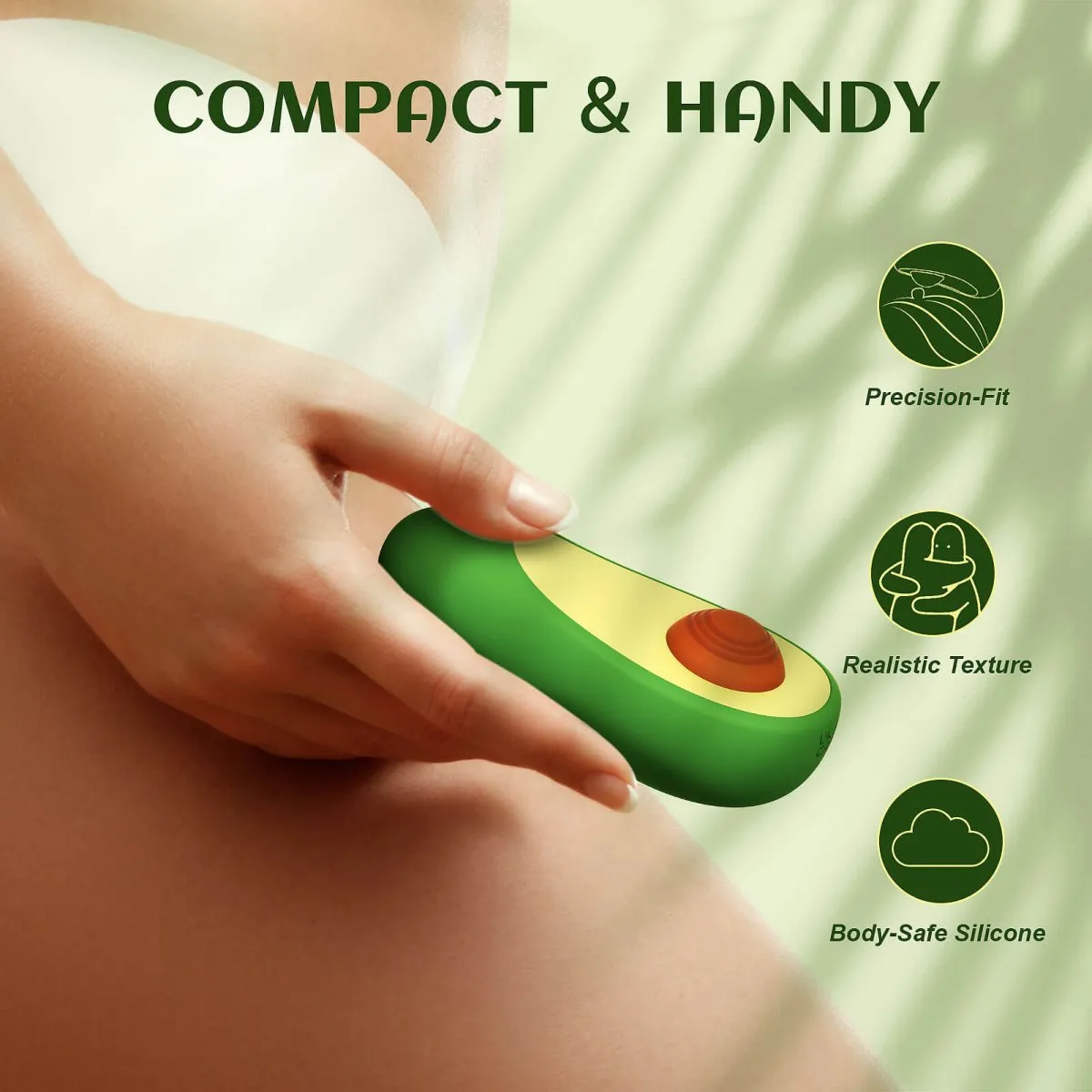 AVOCADO| 2 in 1 Tapping and Vibration Clitoris Stimulator