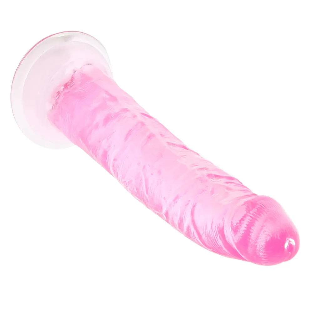 B Yours Plus Lust n’ Thrust 7 Inch Jelly Dildo in Pink