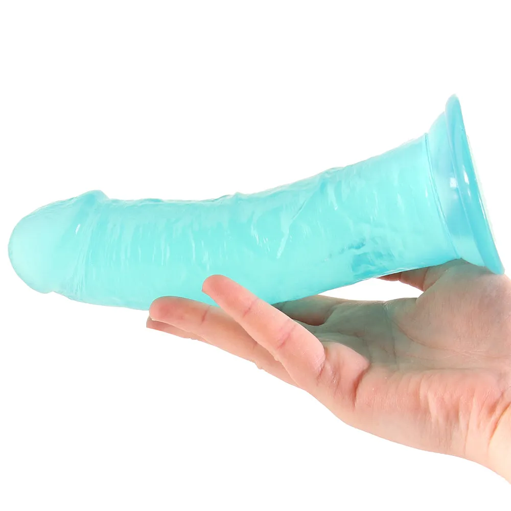 B Yours Plus Roar n' Ride 8 Inch Dildo in Teal