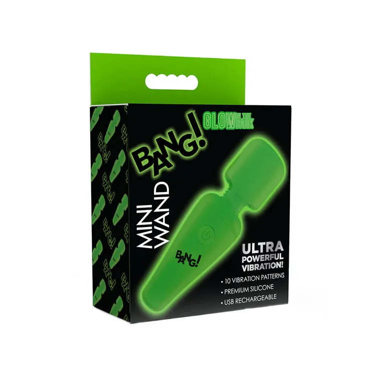 Bang! Glow-in-the-Dark Mini Wand Vibrator