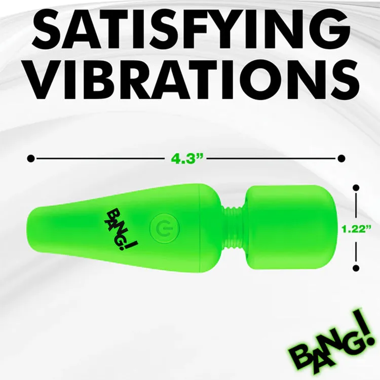 Bang! Glow-in-the-Dark Mini Wand Vibrator