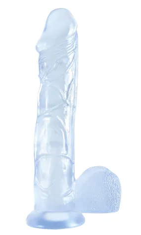 Basix 12 Inch Mega Dildo with Suction Cup for Hands-Free Fun