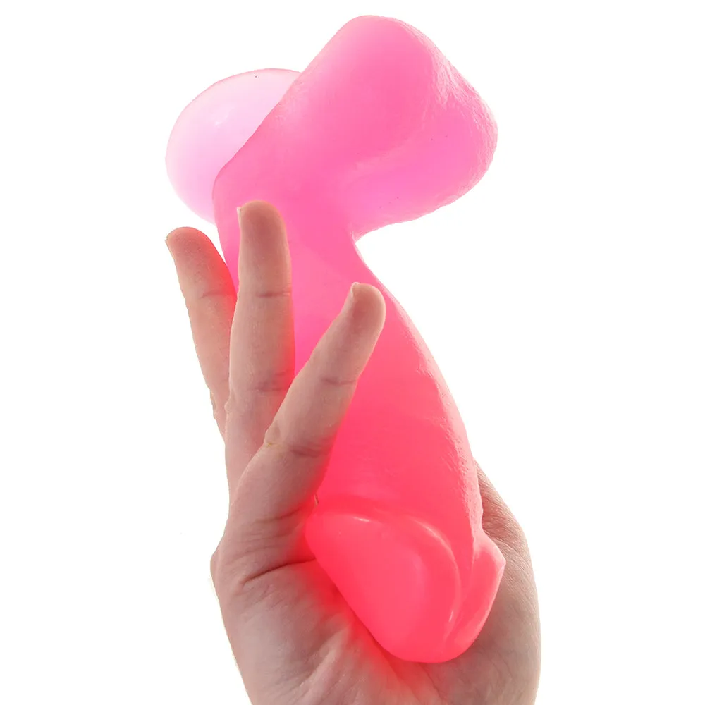 Basix 6.5 Inch Suction Base Dildo in Pink