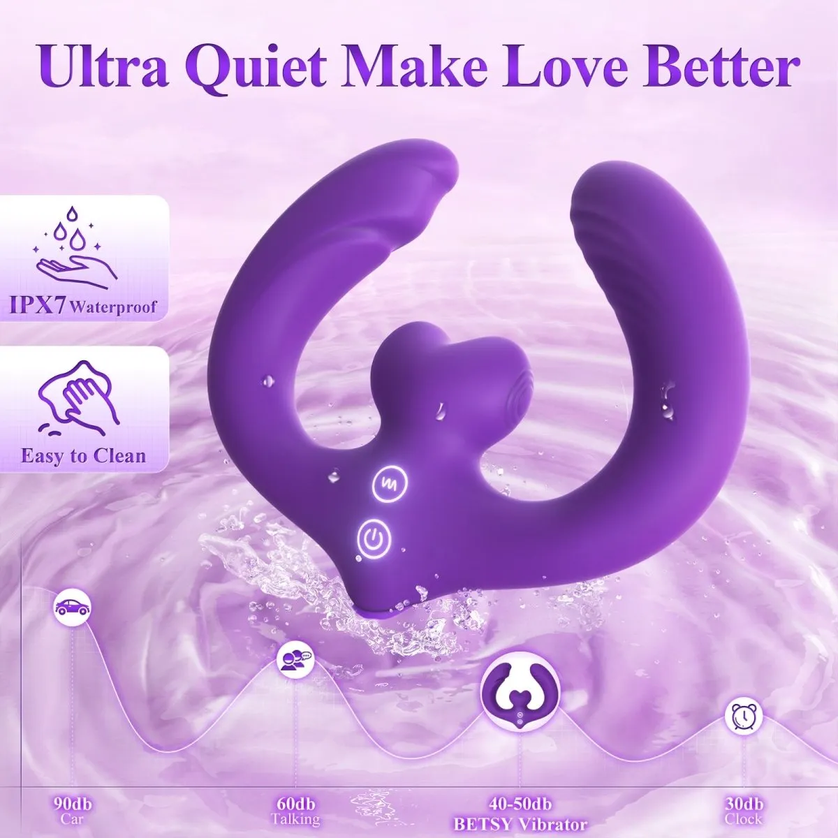 BETSY| Multi Playing Double-Ended Vibrator for Couple Foreplay