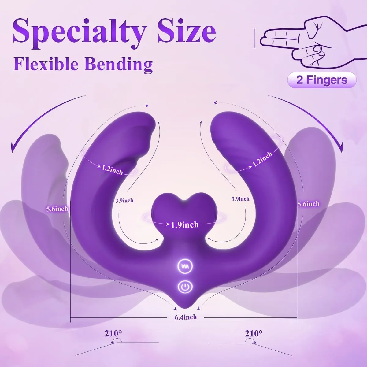 BETSY| Multi Playing Double-Ended Vibrator for Couple Foreplay