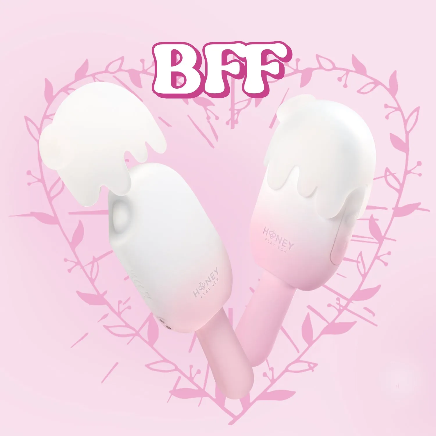 Bite Me - Sucking Tapping & Vibrating Cream Pop Clit Stimulator