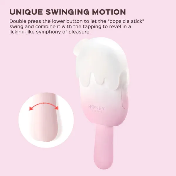 Bite Me - Sucking Tapping & Vibrating Cream Pop Clit Stimulator