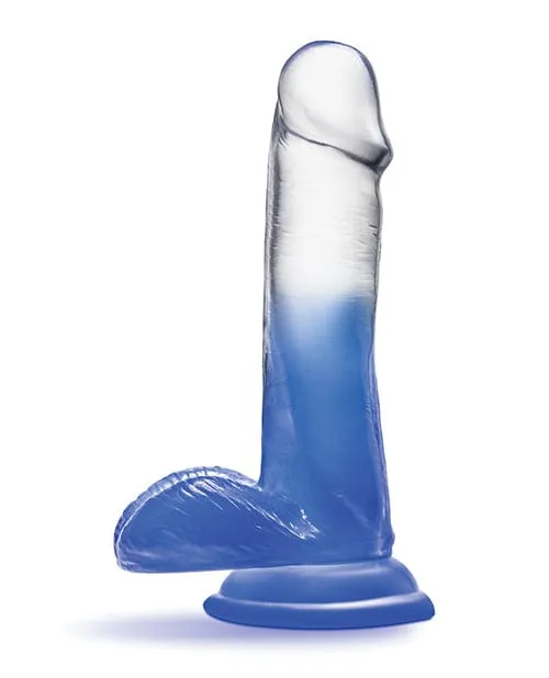 Blush B Yours 6 inch Stella Blue Dildo - Blue