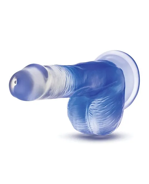 Blush B Yours 6 inch Stella Blue Dildo - Blue