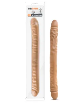 Blush Dr. Skin 18" Double Dildo - Mocha