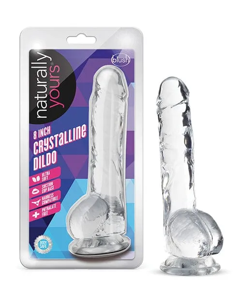 Blush Naturally Yours 8" Crystalline Dildo