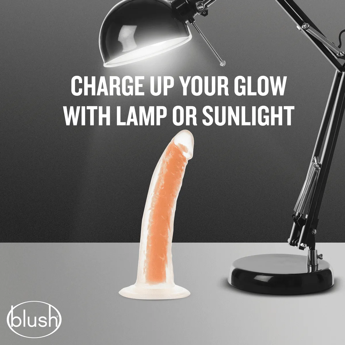 Blush Neo Elite Glow In The Dark 7.5-Inch Yellow Dildo