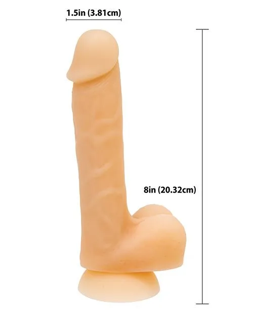 BMS Factory Addiction David Posable Dual-Density Silicone Dildo with Suction Cup