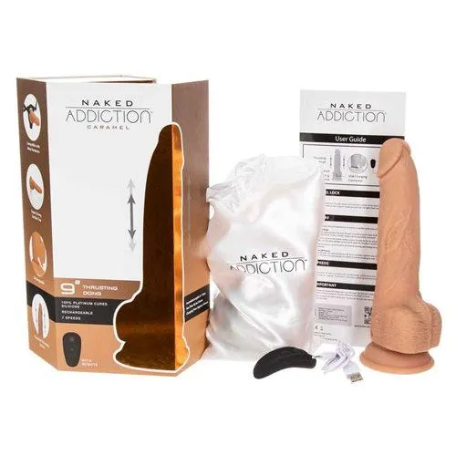 BMS Factory Naked Addiction Thrusting Dildo with Suction Cup