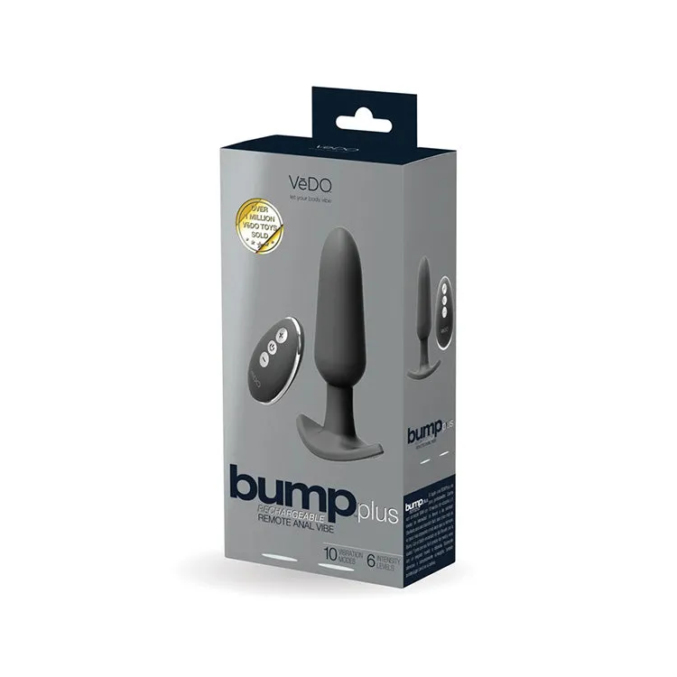 Bump Plus Remote Vibrating Anal Plug