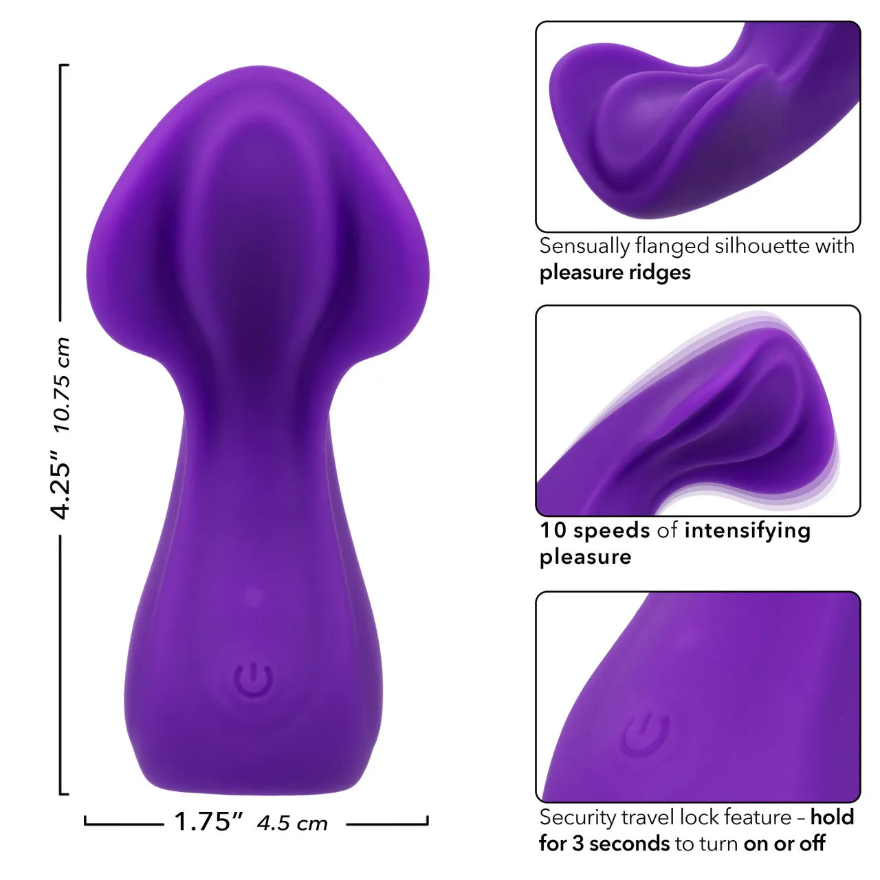 CalExotics Cascade Wave Rechargeable Silicone Vibrator