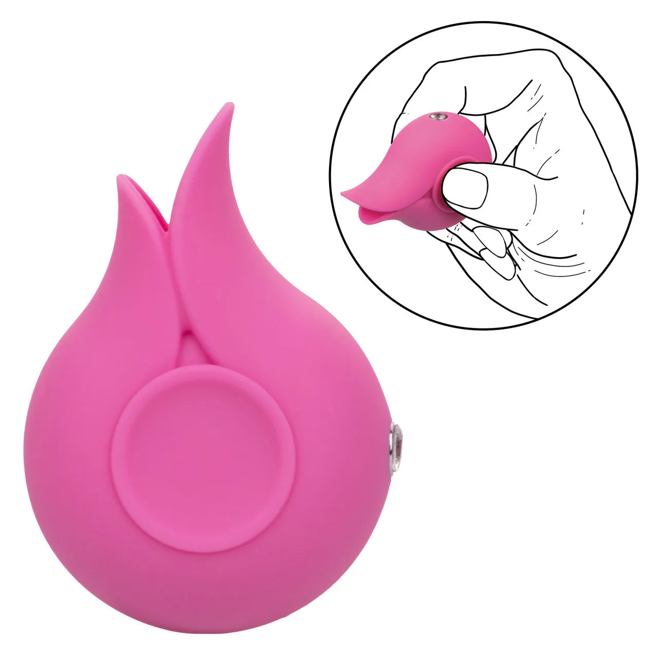 CalExotics LuvMor Kisses Rechargeable Silicone Vibrator