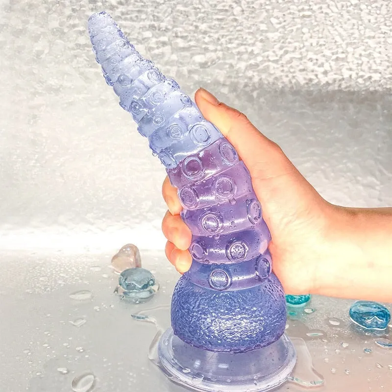 Clear Jelly Suction Tentacle Ride