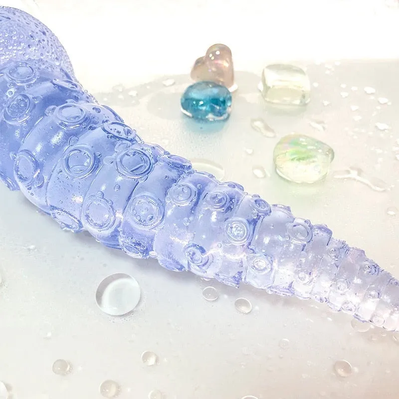 Clear Jelly Suction Tentacle Ride