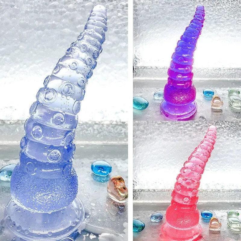 Clear Jelly Suction Tentacle Ride