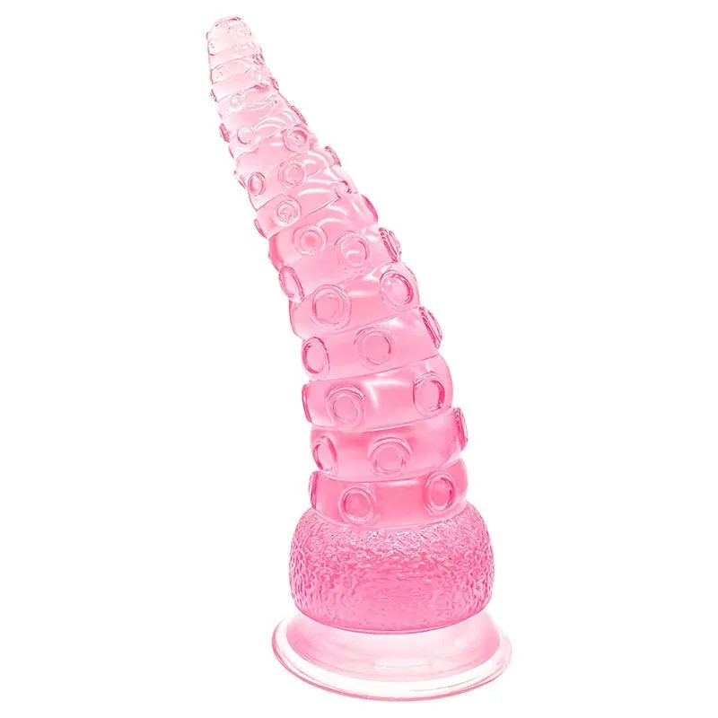 Clear Jelly Suction Tentacle Ride