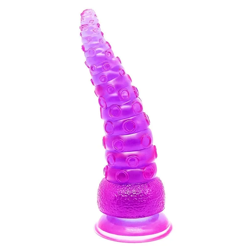 Clear Jelly Suction Tentacle Ride