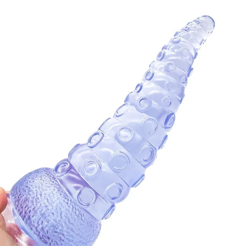 Clear Jelly Suction Tentacle Ride