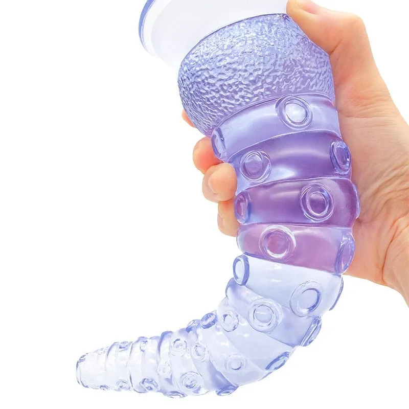 Clear Jelly Suction Tentacle Ride