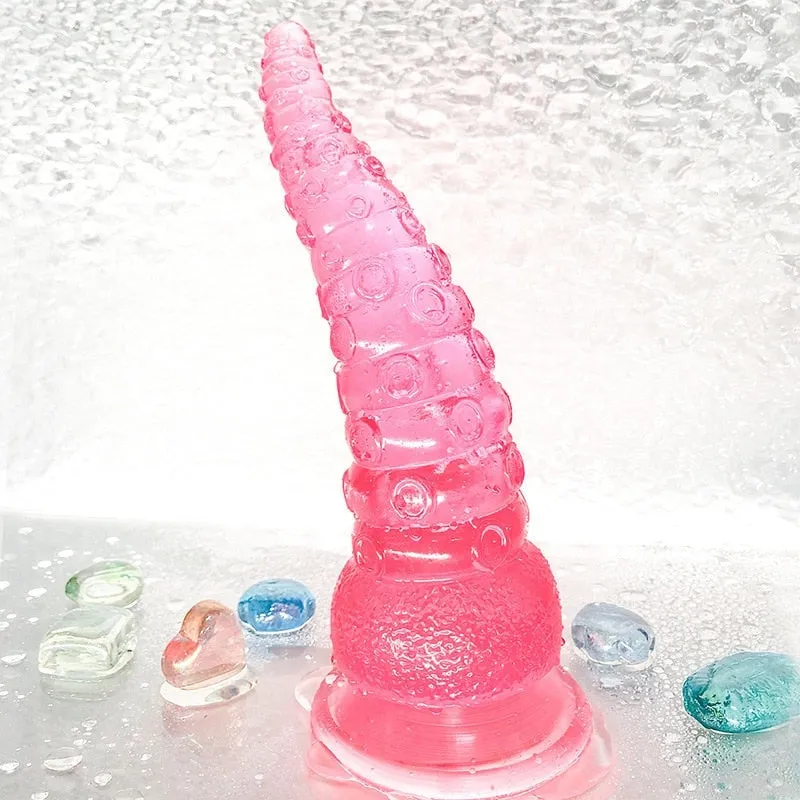 Clear Jelly Suction Tentacle Ride