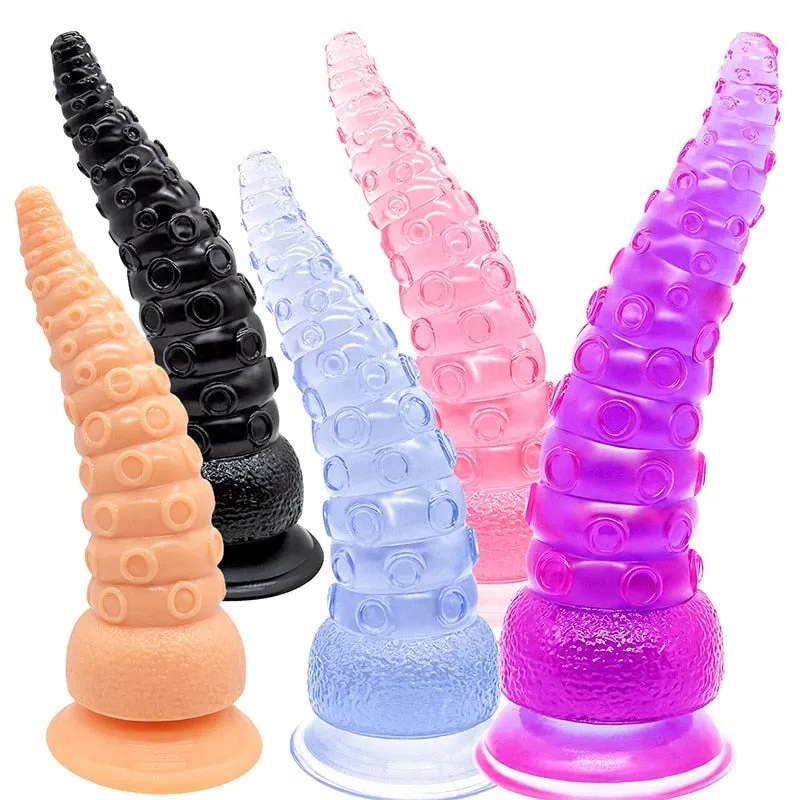 Clear Jelly Suction Tentacle Ride