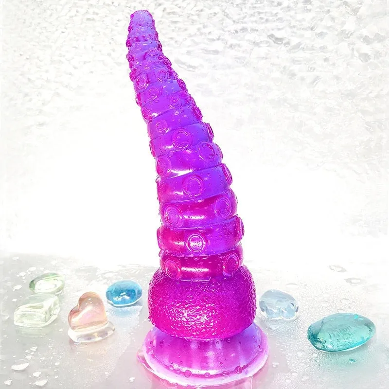 Clear Jelly Suction Tentacle Ride