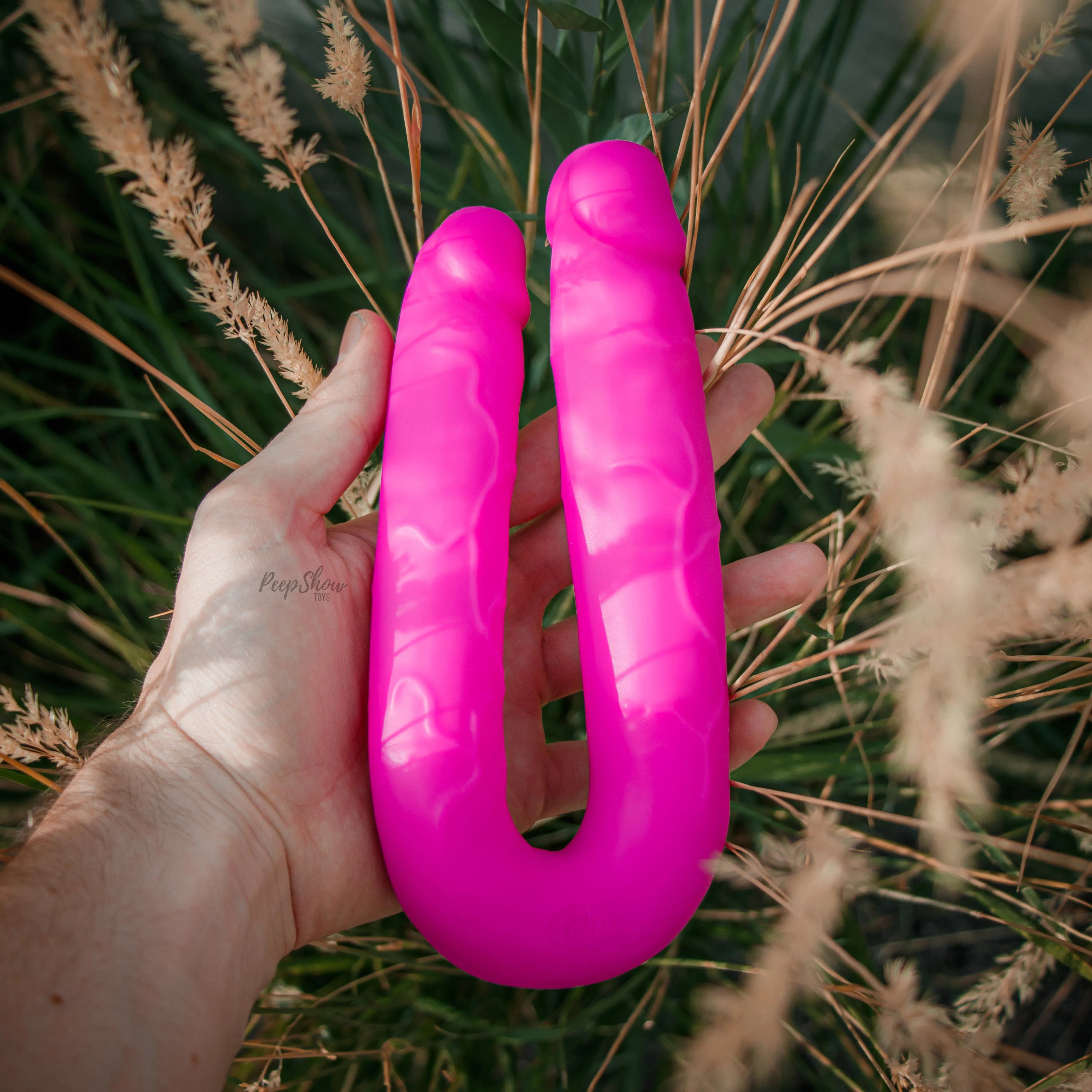 Colours DP Pleasures Silicone Double Dildo