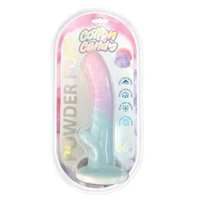 Cotton Candy Powder Puff 6.6 in. Dildo