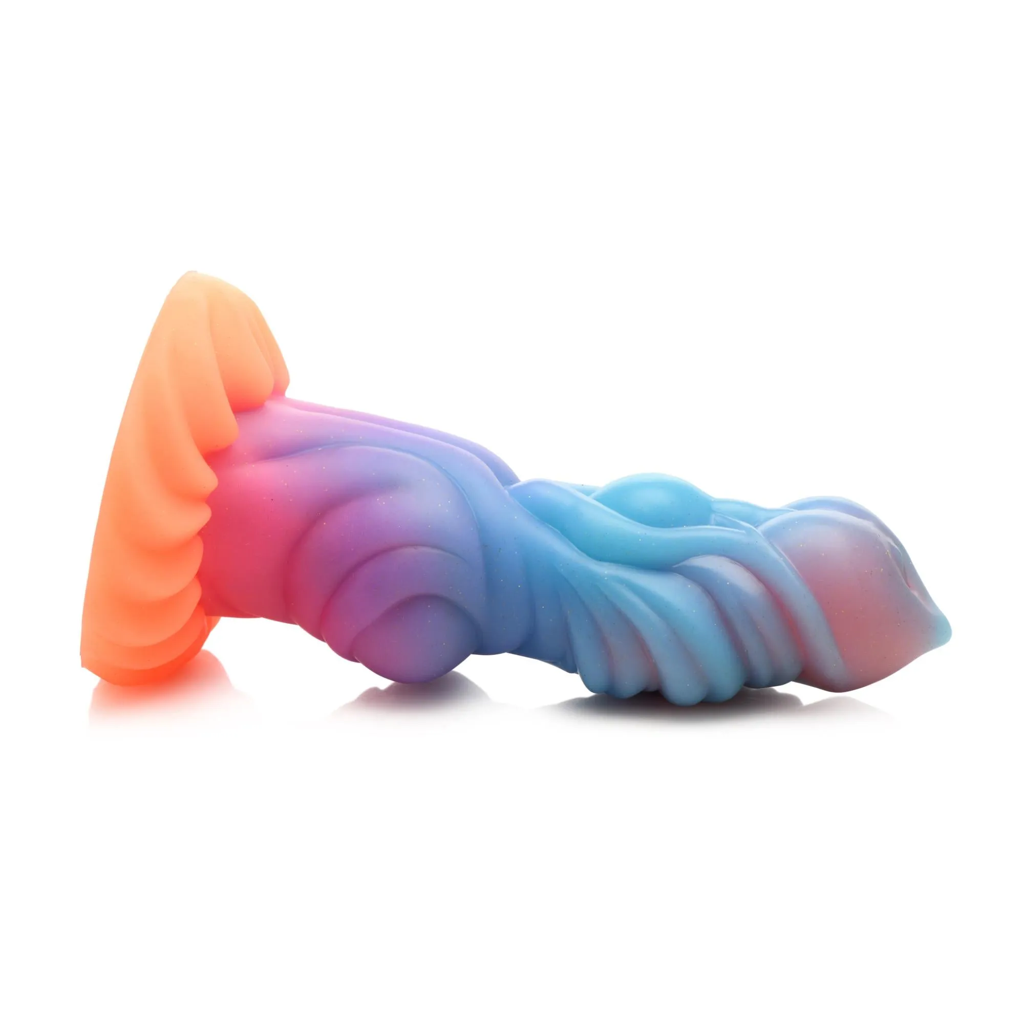 Creature Cocks Alien Invader Glow in the Dark Silicone Dildo